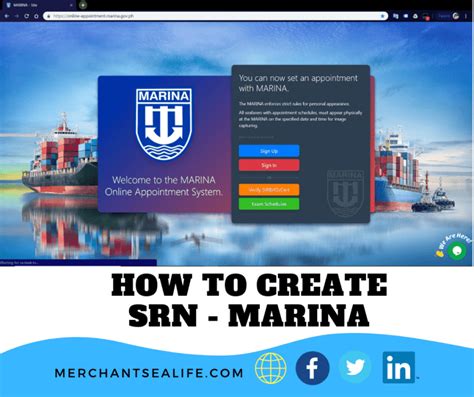 How to Create SRN – MARINA .